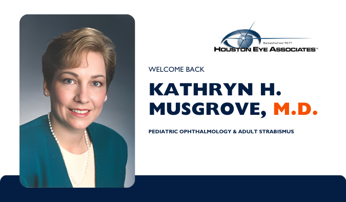 Welcome Back Dr. Kathryn H. Musgrove